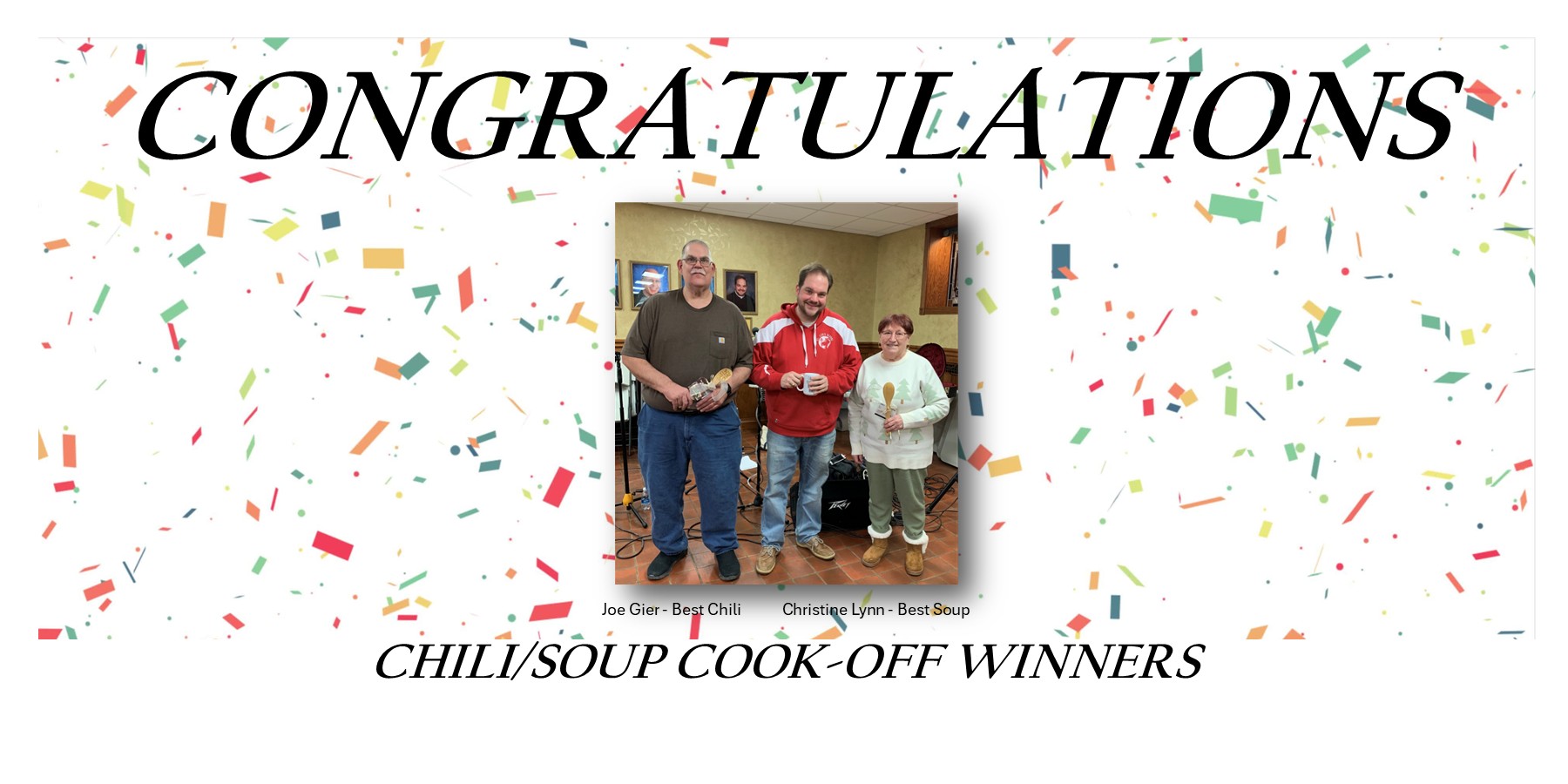 Chili Cook off Winners